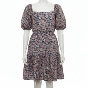 Japna Ruffle Mini Floral Dress Large EUC